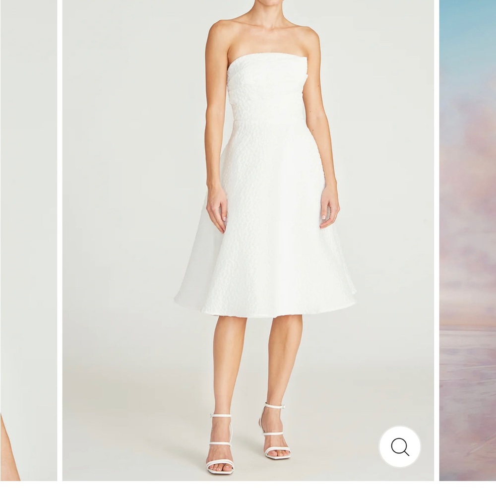 Theia white cocktail dress NWT
